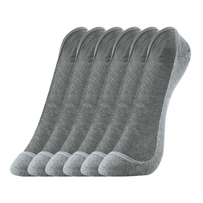 Kit Meias Sapatilha She Invisível - 6 Pares - Adulto - Foto 1