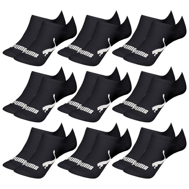 Kit Meia Sapatilha Puma Invisível - 9 Pares - Infantil - Foto 1