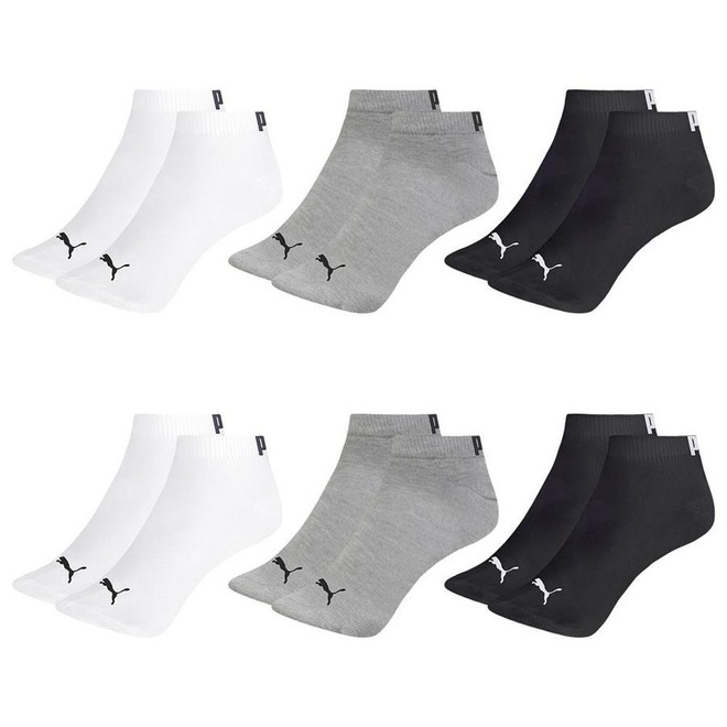 Kit Meia Sapatilha Puma Invisível - 6 Pares - Infantil - Foto 1