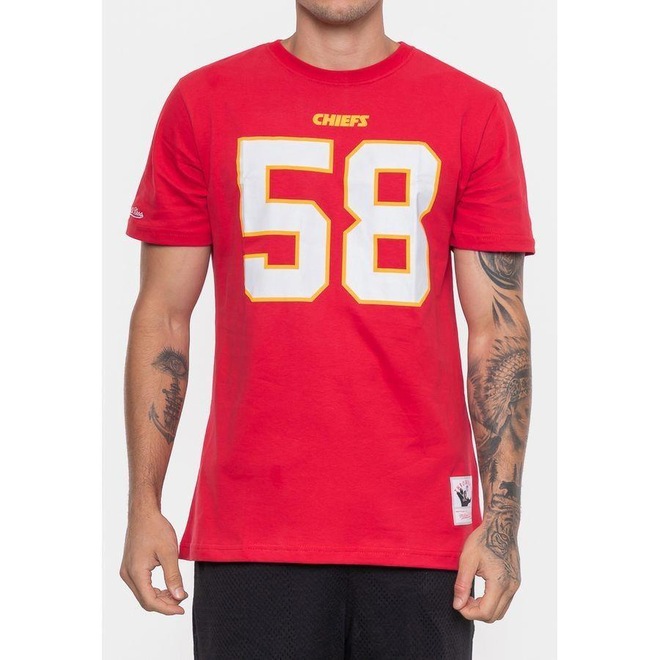 Camiseta Mitchell & Ness Nfl Kansas City Chiefs Derrick Thomas - Masculina - Foto 1