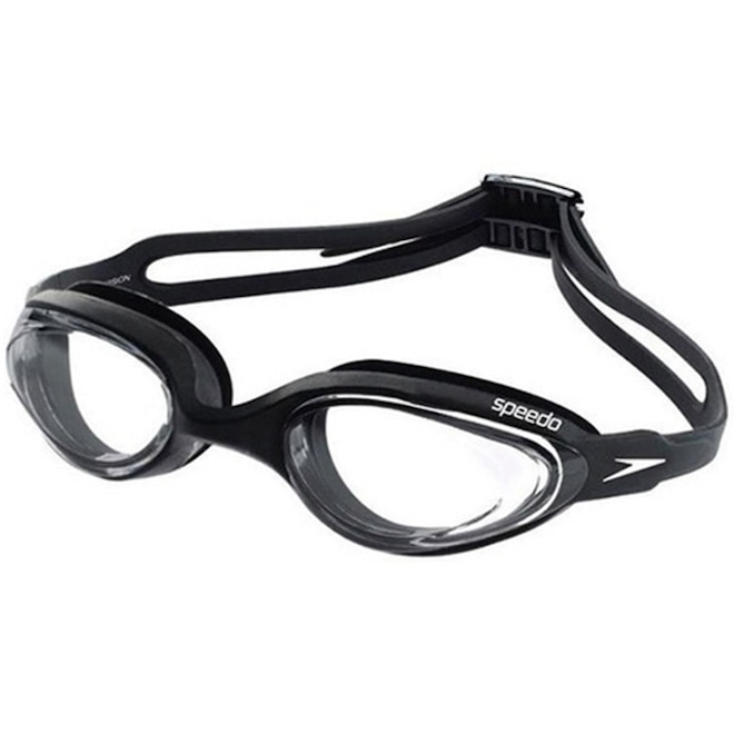 Óculos De Natação Adulto Speedo Hydrovision Preto - Foto 1