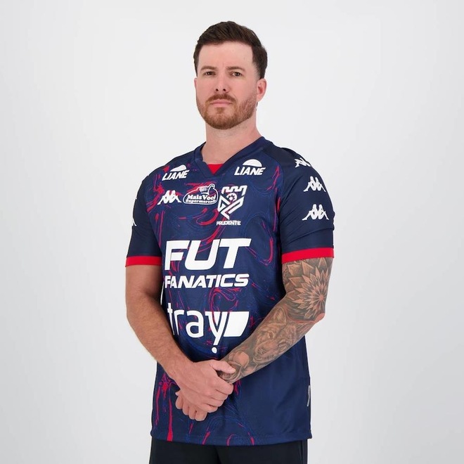 Camisa do Grêmio Prudente I 2024 Kappa - Masculina - Foto 1