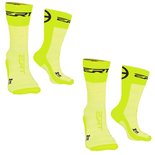 Kit de Meias Cano Médio Ert Esportiva com 2 Pares - Adulto - Foto 1