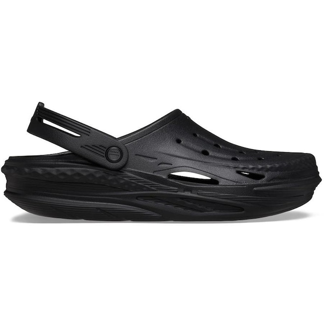 Sandália Crocs Off Grid Clog Black - Unissex - Foto 1
