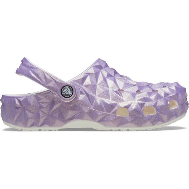 Sandália Crocs Classic Iridescent Geo Clog - Feminino - Foto 1