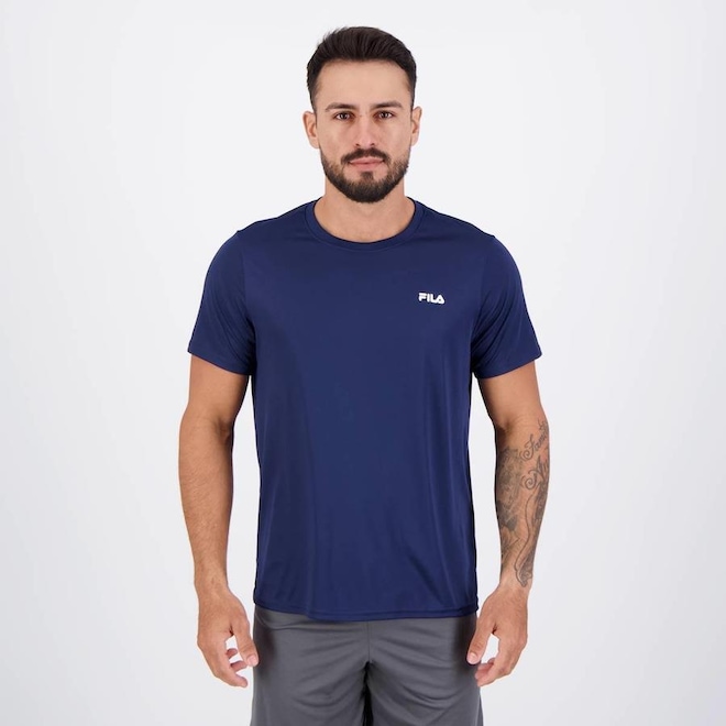 Camiseta Fila Basic Sports Polygin - Masculina - Foto 1