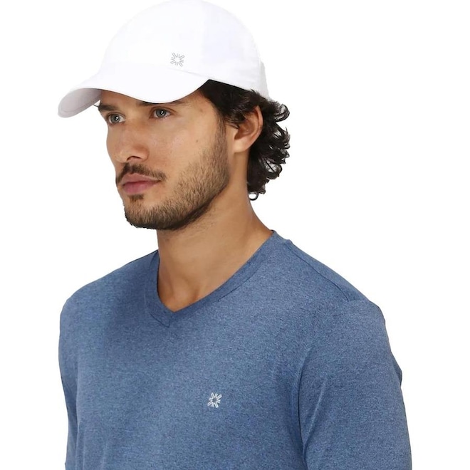 Boné Aba Curva UV Line Pro com Proteção Solar - Strapback - Adulto - Foto 1