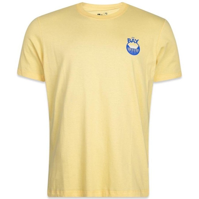 Camiseta New Era Regular Golden State Warriors Core NBA - Masculina - Foto 1
