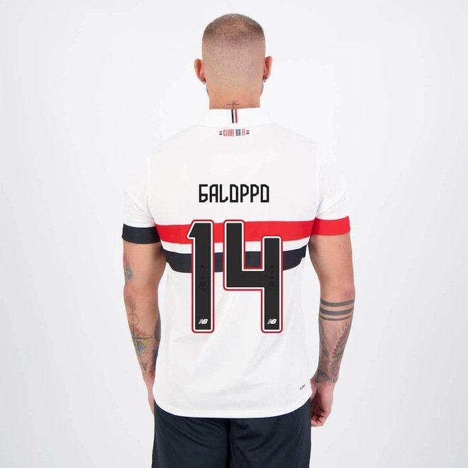 Camisa do São Paulo I 2024 New Balance 14 Galoppo - Masculina - Foto 1