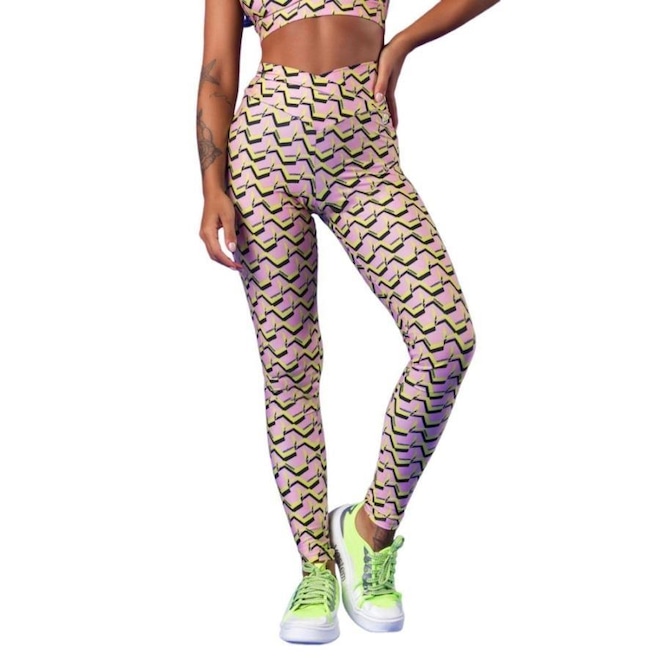 Calça Legging Vestem Fuso Madrid - Feminina - Foto 1