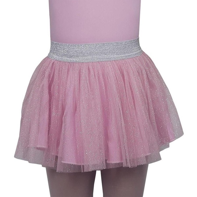 Saia Ballet Vya Fit Gode com Brilho - Infantil - Foto 1