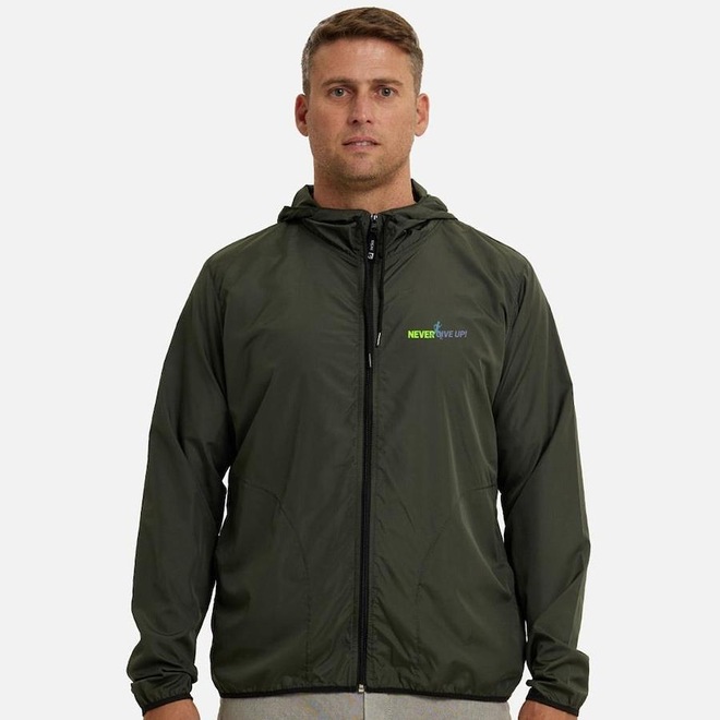 Jaqueta Corta Vento Wss Never Give Up! - Masculina - Foto 1