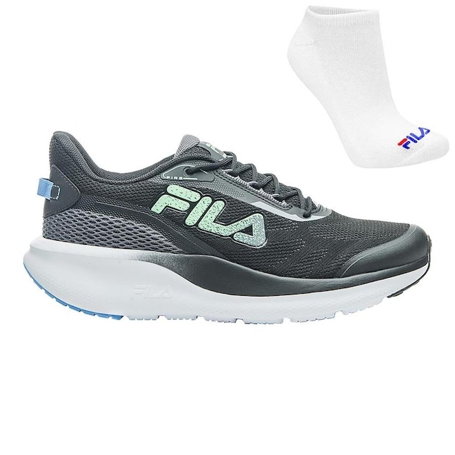 Tênis Fila Fire + Meia - Masculino - Foto 1