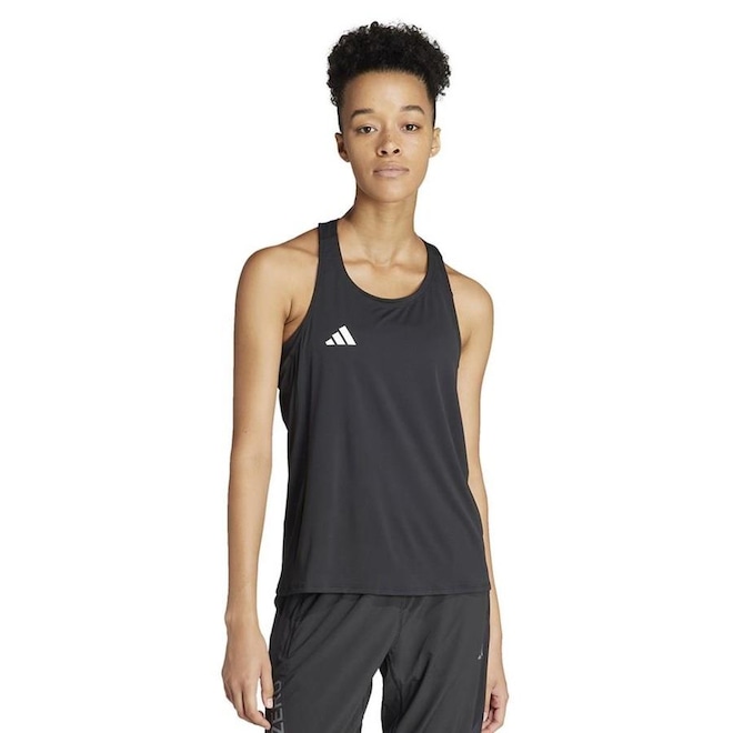 Camiseta Regata adidas Adizero Essentials Feminina - Foto 1