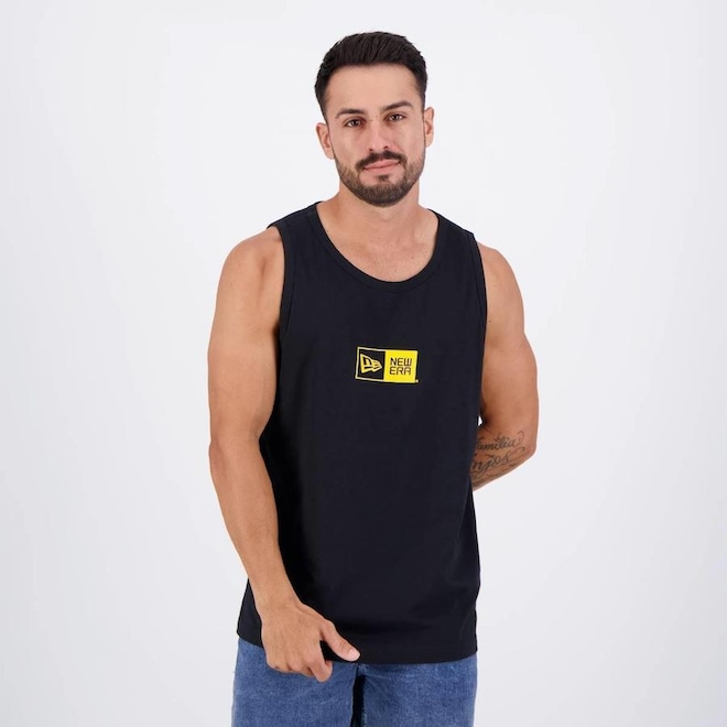 Camiseta Regata New Era Branded Core Logo Box Masculina - Foto 1