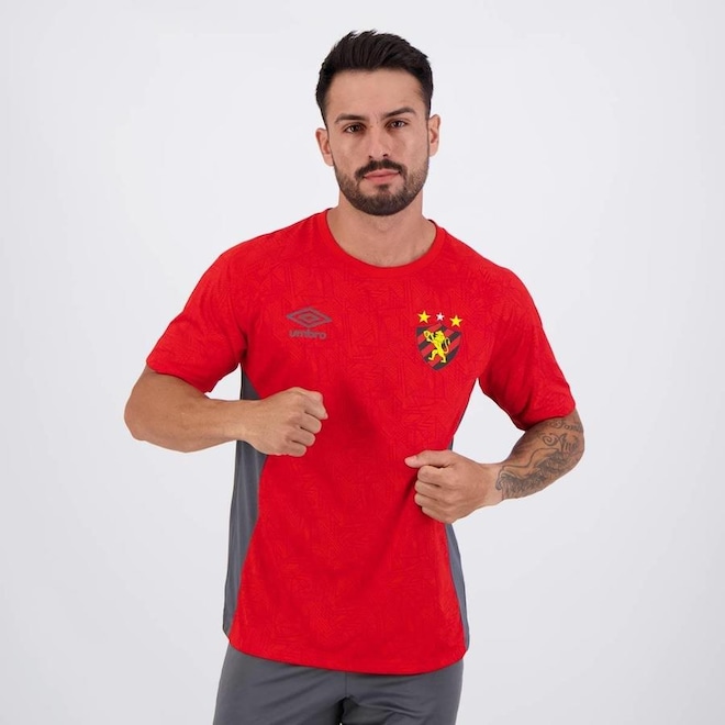 Camisa do Sport Recife 2024 Umbro Treino - Masculina - Foto 1