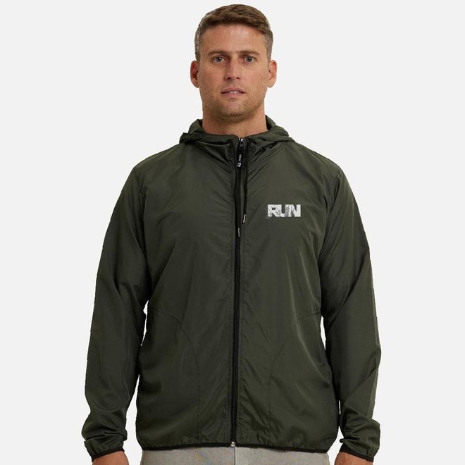 Jaqueta Corta Vento Masculino Corrida Militar Wss Run Energia - Foto 1