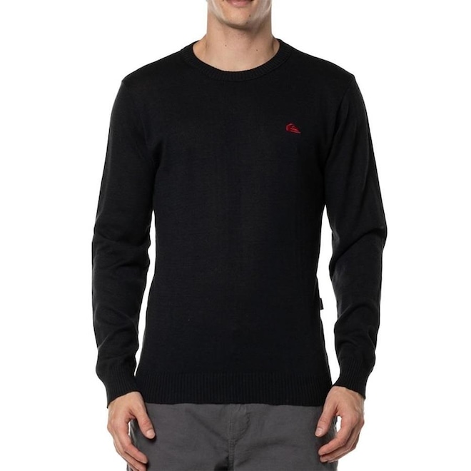 Tricot Quiksilver Embroidery - Masculino - Foto 1