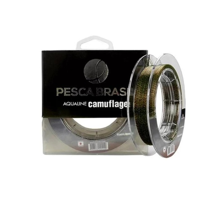 Linha Monofilamento Aqualine Camuflage 0,30Mm 23Lb 150M - Foto 1