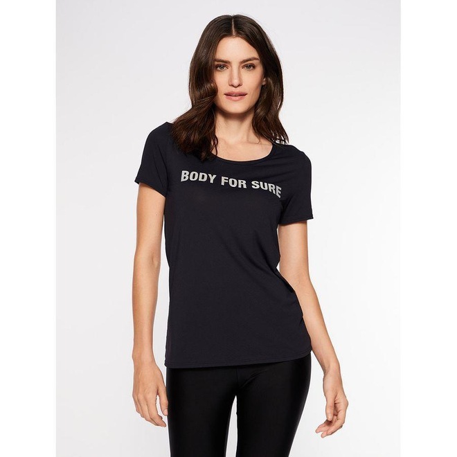 Camiseta Bodyforsure Logo Essentials - Feminina - Foto 1