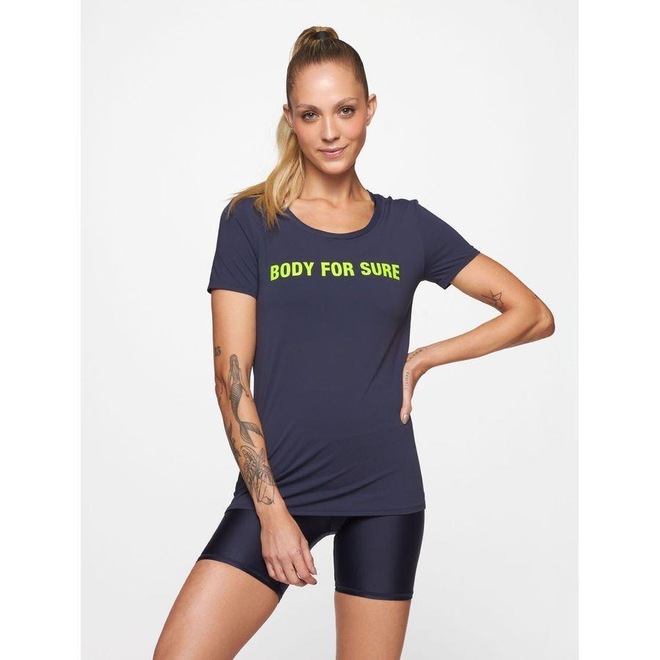 Camiseta Bodyforsure Logo Essentials - Feminina - Foto 1