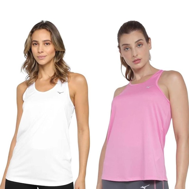 Kit Regatas Mizuno Nirvana - 2 Unidades - Feminina - Foto 1