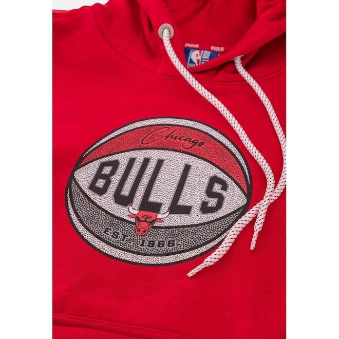 Blusão De Moletom Com Capuz NBA Fechado - Infantil - Foto 1