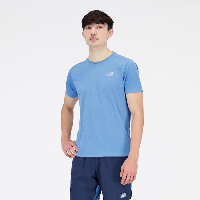 Camiseta New Balance Impact Run - Masculina - Foto 1