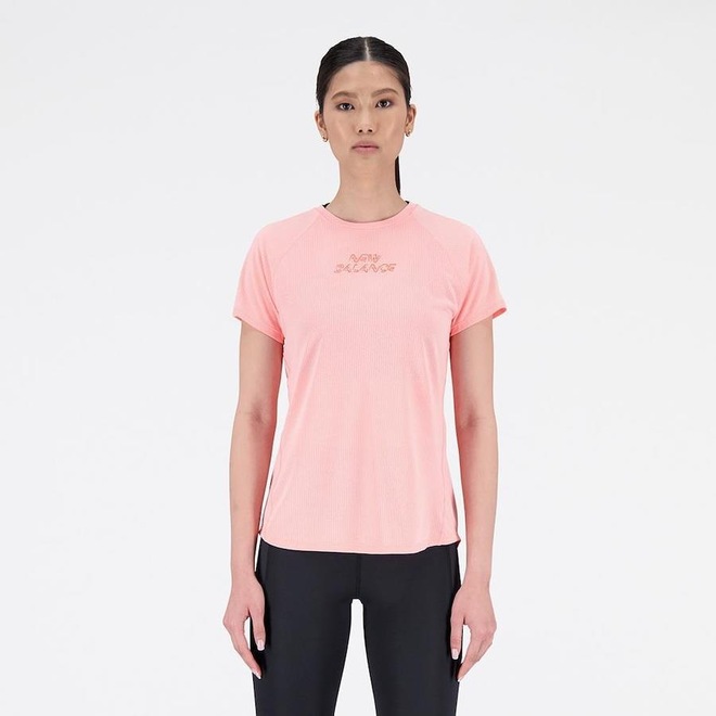 Camiseta New Balance Impact Run Print - Feminina - Foto 1