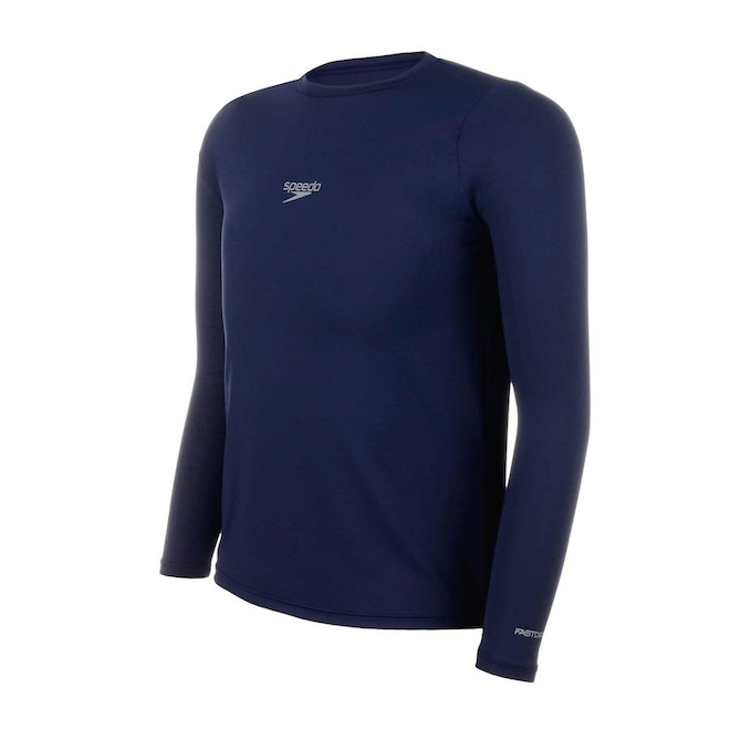 Camiseta Infantil Manga Longa C/ Proteção Uv50 Speedo - Foto 1