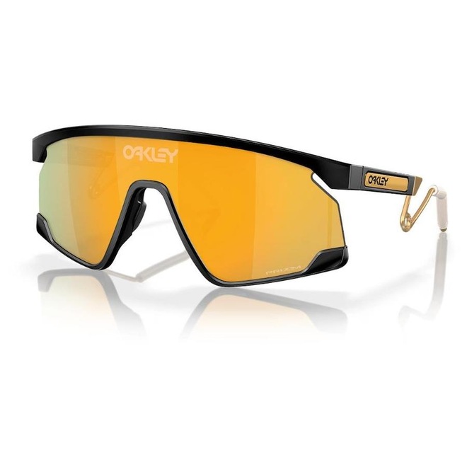 Óculos de Sol Oakley Bxtr Metal Matte Black Prizm 24K - Foto 1