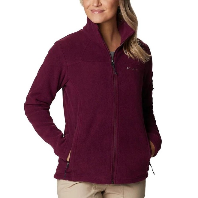 Jaqueta Columbia Fleece Fast Trek Ii Marionberry - Feminina - Foto 1