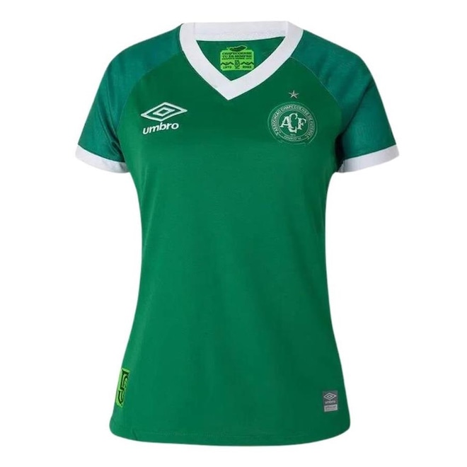 Camisa Feminina Chapecoense Home Umbro 2023 - Foto 1