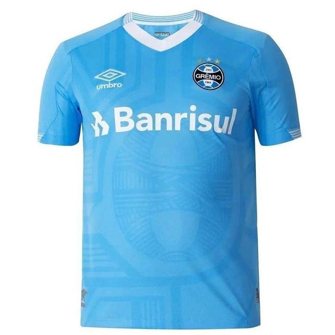 Camisa Masculina Umbro Grêmio Iii 2022 Azul Celeste Numero 9 - Foto 1