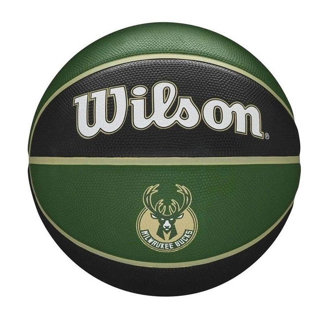 Bola De Basquete Wilson Nba Milwaukee Bucks Team Tribute - Foto 1