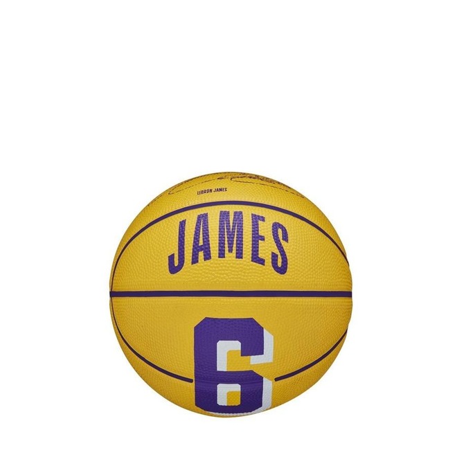 Bola de Basquete Nba Wilson Player Icon Mini - Lebron James Unissex Wilson - Foto 1