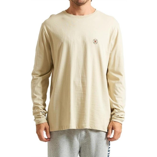 Camiseta Manga Longa Hurley Mini Icon - Masculina - Foto 1