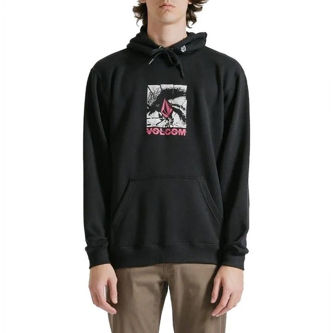 Blusão de Moletom com Capuz Volcom Occulator - Masculino - Foto 1