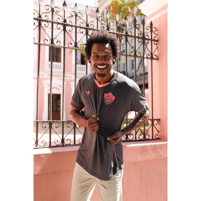 Camisa do Vitória Volt Outubro Rosa - Masculina - Foto 1