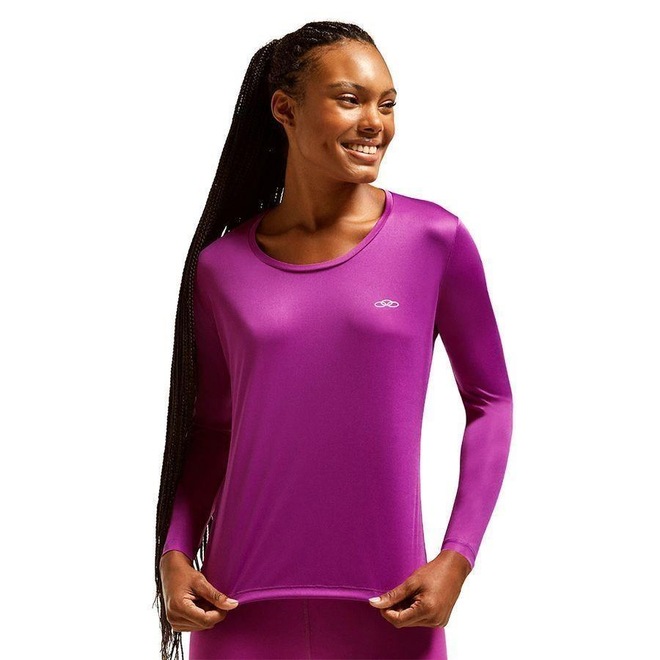 Camiseta Olympikus Manga Longa Essential - Feminina - Foto 1