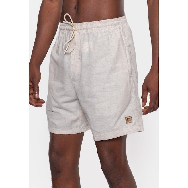 Short Hd Linen Natural - Masculino - Foto 1
