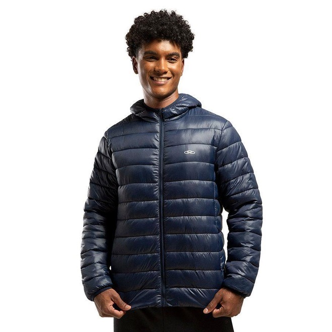 Jaqueta com Capuz Olympikus Puffer - Masculina - Foto 1