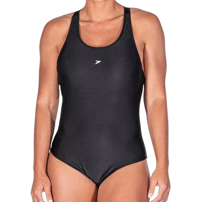 Maiô Natação Profissional Squid Poker Feminino Adulto - Foto 1