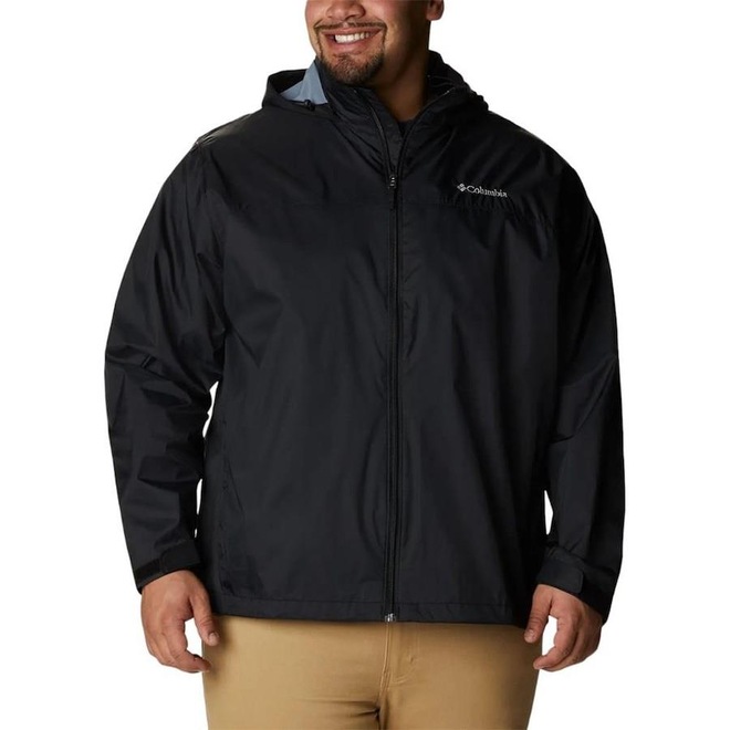 Jaqueta com Capuz Impermeável Columbia Glennaker Lake Plus Size - Masculina - Foto 1