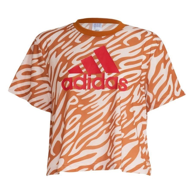 Camiseta do Flamengo adidas Crf Farm Gfx T - Feminina - Foto 1