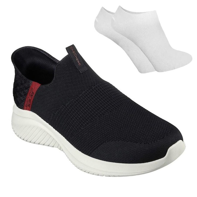 Tênis Skechers Ultra Flex 3.0 + Par de Meia - Masculino - Foto 1