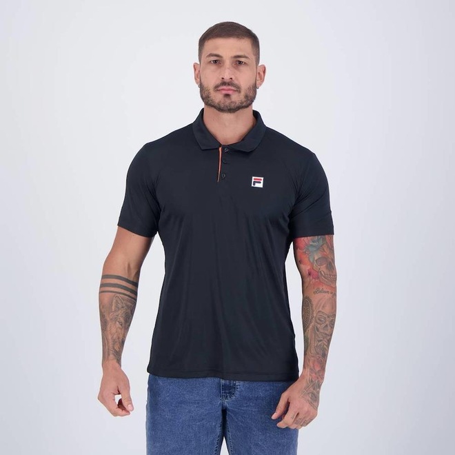 Camisa Pólo Fila Tennis Neo - Masculina - Foto 1