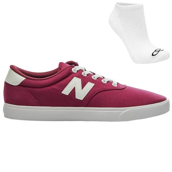 Kit Tênis New Balance Am55 + Par de Meias - Feminino - Foto 1