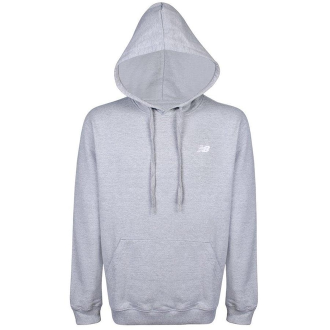 Blusão de Moletom New Balance Samll Logo - Masculino - Foto 1