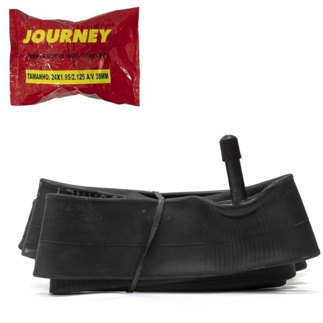 Câmara de Ar Journey 24X1.95/2.125 Bico Grosso 35Mm - Foto 1